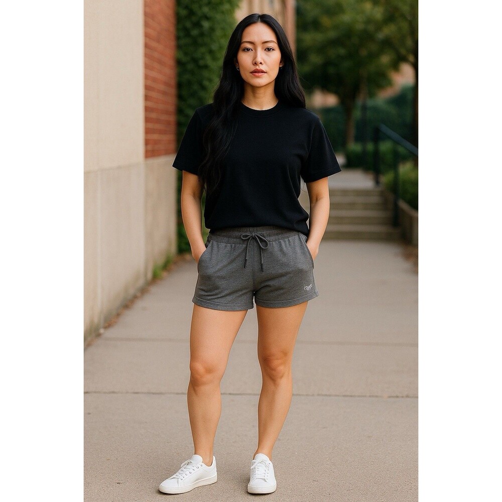 Moosejaw Women's Lakeside Shorts Comfy French Terry Knit Adjustable Waist NWT L